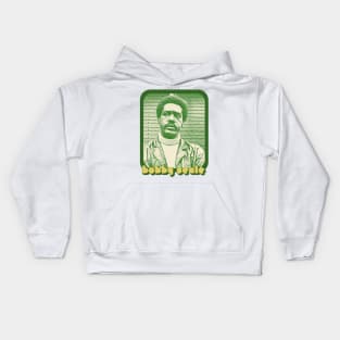 Bobby Seale /// Retro Style Black Power Tribute Design Kids Hoodie